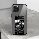 Me vs Me Glossy Metal TPU Mobile Case