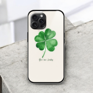 You Are Lucky Glossy Metal TPU Mobile Case