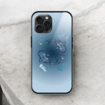 Whale Sharks Glossy Metal TPU Mobile Case