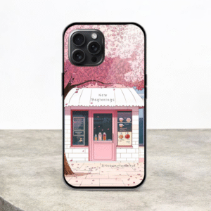 New Beginnings Glossy Metal TPU Mobile Case