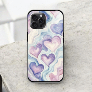 Pintrest Find Heart Glossy Metal TPU Mobile Case