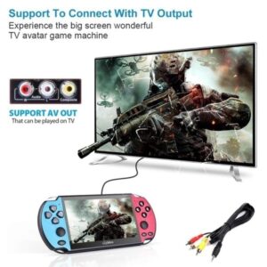 [2025 New Edition] X7 Handheld Game Console Built-in Games 3000+ PSP Games, 8GB Internal Memory, Endless Entertainment, Multi-Functional, (Assorted Color)
