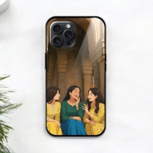 Ghibli Art Glossy Metal TPU Mobile Case