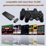 Wireless video games for tv gaming Retro gaming console with Game Stick 1080p Plug & Play TV Video Game Set for 2 player with 9Emulator for Kids...