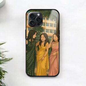 Ghibli Art Glossy Metal TPU Mobile Case