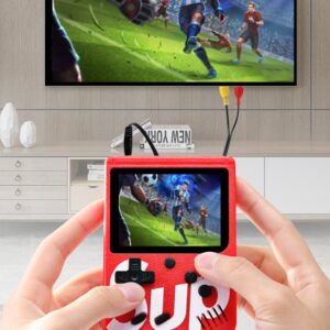 SUP Handheld Game Console Classic Retro Video Game Colorful LCD Screen USB Rechargeable Portable Game Console with Classic Old Games Toy Gift for Kids & Adult