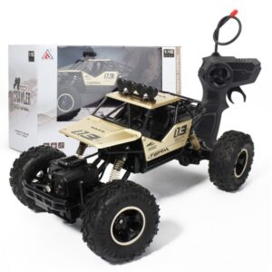 Toyz Remote Control Car for Kids Rock Crawler 2 Wd Monster Truck Offroad High Speed Climbing Toy Vehicle Car for Boys & Girls, Black