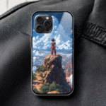 Goku Mountain Glossy Metal TPU Mobile Case