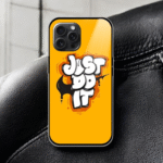 Just Do It Glossy Metal TPU Mobile Case