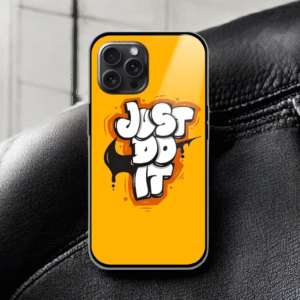 Just Do It Glossy Metal TPU Mobile Case