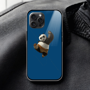 Kung Fu Panda  Glossy Metal TPU Mobile Case