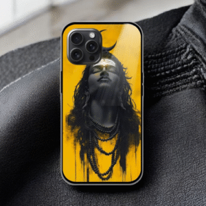 Mahadev Glossy Metal TPU Mobile Case