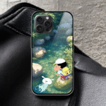 Shinchan Glossy Metal TPU Mobile Case