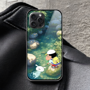 Shinchan Glossy Metal TPU Mobile Case