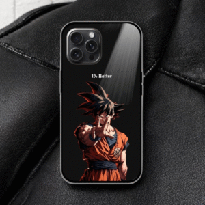 Goku Glossy Metal TPU Mobile Case