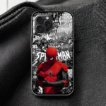 Spiderman Glossy Metal TPU Mobile Case