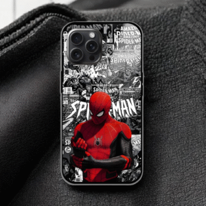 Spiderman Glossy Metal TPU Mobile Case