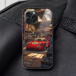 Porsche 95 Glossy Metal TPU Mobile Case