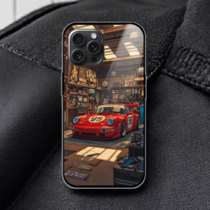 Porsche 95 Glossy Metal TPU Mobile Case