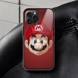 Mario Glossy Metal TPU Mobile Case