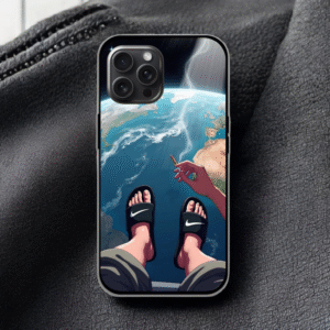 Nike Space Glossy Metal TPU Mobile Case
