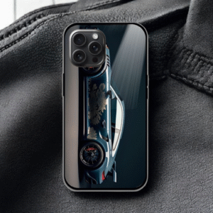 Porsche Glossy Metal TPU Mobile Case