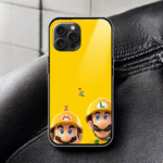 Mario Bros Glossy Metal TPU Mobile Case