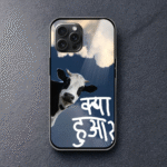 Kya Hua Glossy Metal TPU Mobile Case