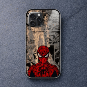 Spiderman Glossy Metal TPU Mobile Case