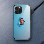 Mario Bros Glossy Metal TPU Mobile Case