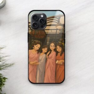 Ghibli Art Glossy Metal TPU Mobile Case