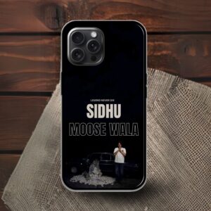 Sidhu Moosewala Glossy Metal TPU Mobile Case