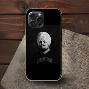 Sidhu Moosewala Glossy Metal TPU Mobile Case