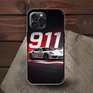 Porsche 911 Glossy Metal TPU Mobile Case
