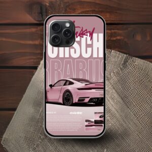Porsche 911 Glossy Metal TPU Mobile Case