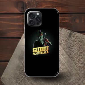 Sidhu Moosewala Glossy Metal TPU Mobile Case