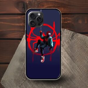 Spiderman Glossy Metal TPU Mobile Case
