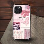 Pintrest Find Glossy Metal TPU Mobile Case