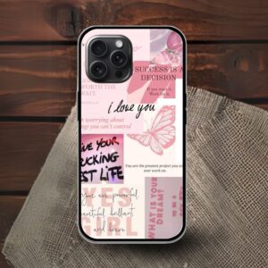 Pintrest Find Glossy Metal TPU Mobile Case
