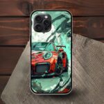 Porsche 911 Glossy Metal TPU Mobile Case
