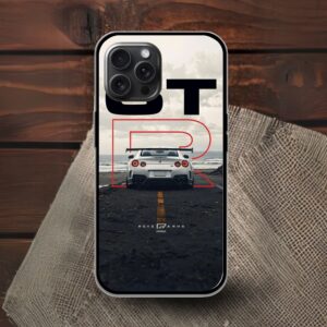 Nissan GTR Glossy Metal TPU Mobile Case