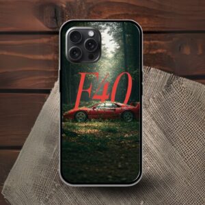 Ferrari F40 Glossy Metal TPU Mobile Case