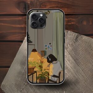 Pintrest Finds Glossy Metal TPU Mobile Case
