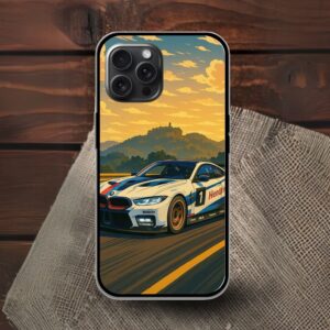 BMW Glossy Metal TPU Mobile Case