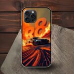 R8 Glossy Metal TPU Mobile Case