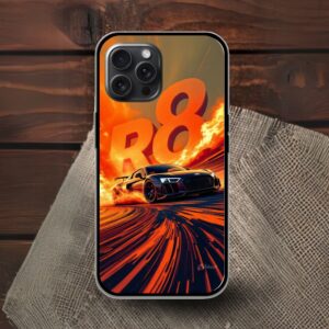 R8 Glossy Metal TPU Mobile Case