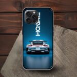 Porsche Glossy Metal TPU Mobile Case