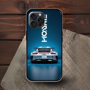 Porsche Glossy Metal TPU Mobile Case