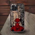 Spiderman Glossy Metal TPU Mobile Case