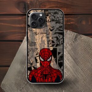 Spiderman Glossy Metal TPU Mobile Case